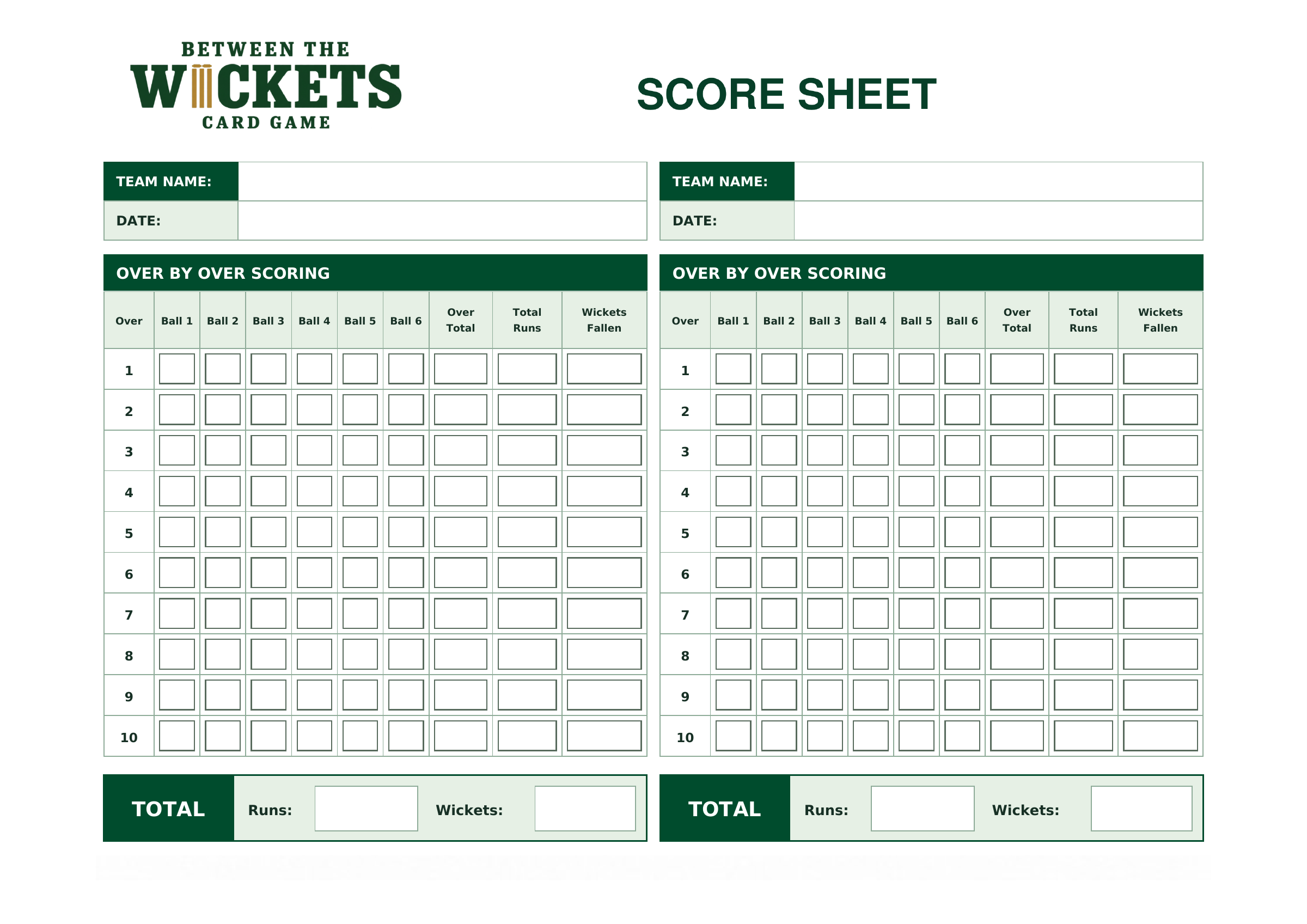 Score sheet, page 4